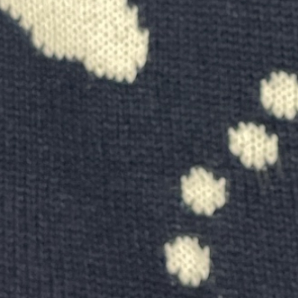 Vintage 90s Bleyle Ramie Cotton Sweater –Black Botanical Size M - Picture 4 of 9